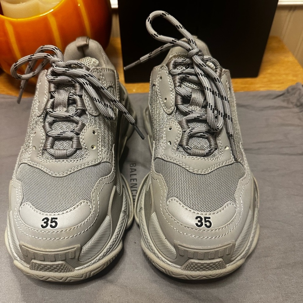 Balenciaga Men's Silver Sneakers